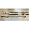 Image 7 : Three Hand Braided Rawhide Quirts by Jesus Benitez