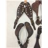 Image 3 : Five Pairs of Spur Straps and a Pommel Bag