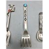Image 3 : Sterling Silver Forks and Spoons