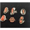 Image 2 : Group of Five Coral Rings