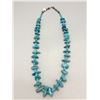 Image 2 : Turquoise Nugget and Disc Bead Necklace