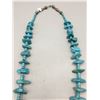 Image 3 : Turquoise Nugget and Disc Bead Necklace