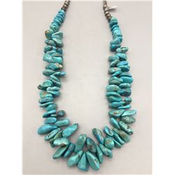 Hefty, Chunky Turquoise Necklace