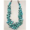 Image 1 : Hefty, Chunky Turquoise Necklace