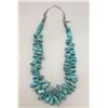 Image 2 : Hefty, Chunky Turquoise Necklace
