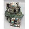 Image 1 : Sterling Silver and Turquoise Concho Belt