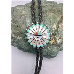 Vintage Sunface Inlay Bolo