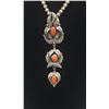 Image 13 : Coral Necklace, Bracelet, Ring and Earrings Set