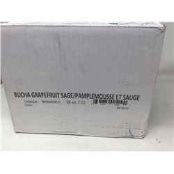 Bucha Grapefruit Sage Organic Kombucha (12 x 16oz)