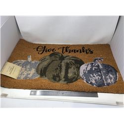 Give Thanks Coir Doormat