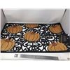 Image 1 : Glitter Pumpkin Rubber Doormat
