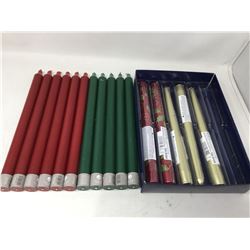 Lot of Taper Candles