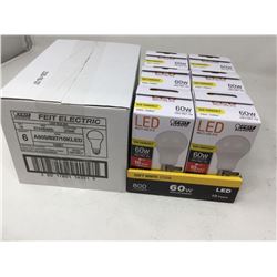 Lot of LED Non-Dimmable 60W Lightbulbs