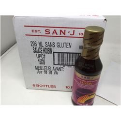 San-J Gluten Free Hoisin Sauce (6 x 296ml)