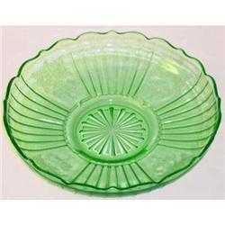 Hocking Depression Glass Mayfair Art Deco Bowl #887510