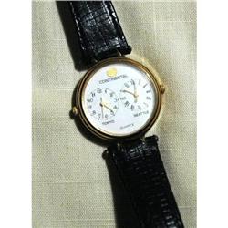 Continental Airlines Dual Time Zone Watch #888256