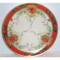 Hand Painted Pickard Art. Signed Scotch Plate #895995