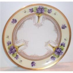 Hand Painted Stouffer  Pickard Violet Plate #896001