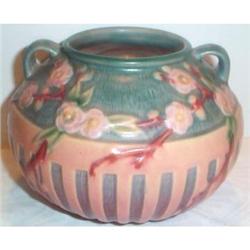 Roseville Cherry Blossom Art Pottery Vase #896002