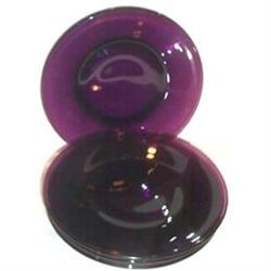 Four Amethyst Cambridge Plates #896014