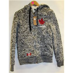 RIVERWEAR GREY LINED ZIP UP LADIES CANADA HOODIE