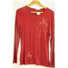Image 1 : H-M FAMILY WOMENS LONG SLEEVE STRETCHY BEADED