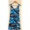 Image 1 : MADE IN CANADA GITANE MULTI BLUE AND BLACK WAVY