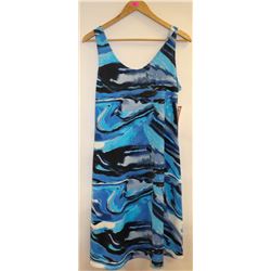 MADE IN CANADA GITANE MULTI BLUE AND BLACK WAVY