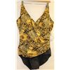 Image 1 : SWIM SILHOUETTES WOMENS CHEETAH PRINT BLACK ONE