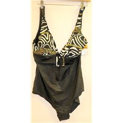 BLU BAY BLACK WITH WITH ZEBRA PRINT TOP ONE