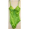 Image 1 : NEON GREEN WOMENS ONE PIECE BATHING SUIT SIZE 12