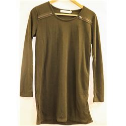 MISS LULO DUAL BLACK WOMENS LONG SLEEVE SHIRT