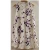 Image 1 : WHITE TUNIC STYLE POCKETED DRESS WITH FLORAL