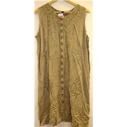 KI FADED TAN AND EMBROIDERED