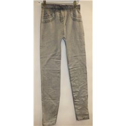 GREY DEMIN LINED XXS LADIES LEGGING