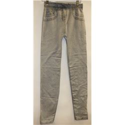 GREY DEMIN LINED XXS LADIES LEGGING