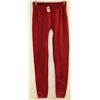 Image 1 : LADIES LINED BURGANDY LEGGINGS O/S FITS MOST