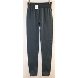LADIES LINED GREY LEGGINGS O/S FITS MOST