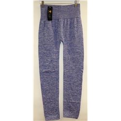 ZHEN XIANG WOMENS WAFFLE WAIST PURPLE LEGGING