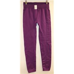 LOVE STAR WOMENS LEGGINGS O/S FITS MOST-PURPLE