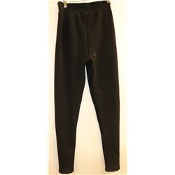 MEYTA BLACK LINED WOMENS LEGGING O/S FITS MOST