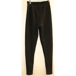 MEYTA BLACK LINED WOMENS LEGGING O/S FITS MOST
