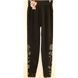 QUINGLIYA WOMENS BLACK LYCRA STYLE STUDDED