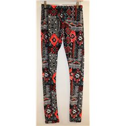 WOMENS PATTERN LEGGING O/S FITS MOST