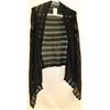 Image 1 : PASHMINA BLACK CROCHETED SLEEVELESS SHRUG