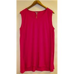 DKR WOMENS LINEN BLEND SLEEVELESS TOP