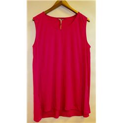 DKR WOMENS LINEN BLEND SLEEVELESS TOP