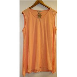DKR WOMENS LINEN BLEND SLEEVELESS TOP