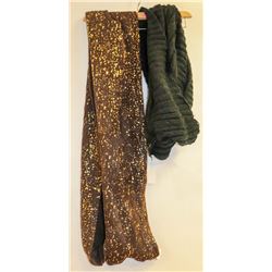 LOT OF 2 WOMENS INFINITY SCARVES