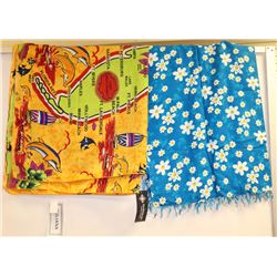 LOT OF 2 BEACH WRAPS